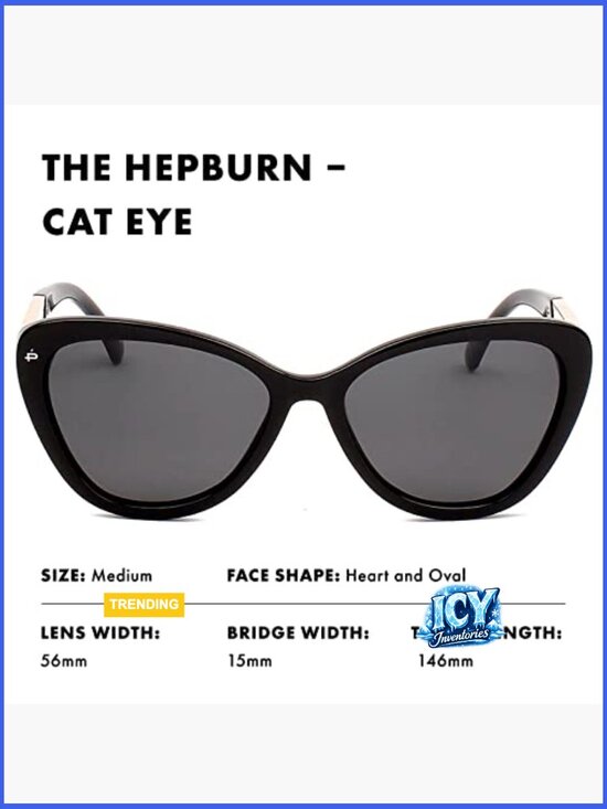 Handcrafted Cat Eye Sunglasses with Polarized Lenses and UV Protection main image 6